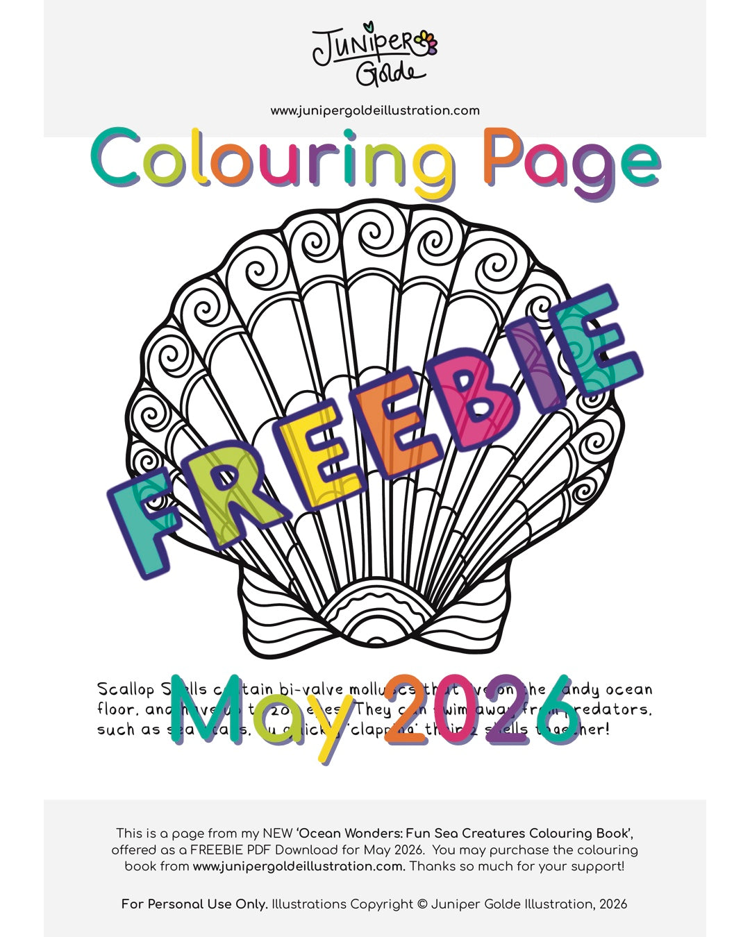 Ocean Wonders: Fun Sea Creatures Colouring Book