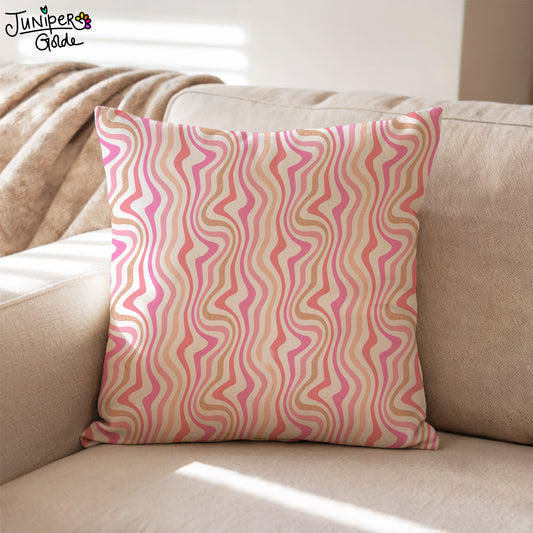 Seamless Pattern | Pink Candy Floss Stripes | Digital Download
