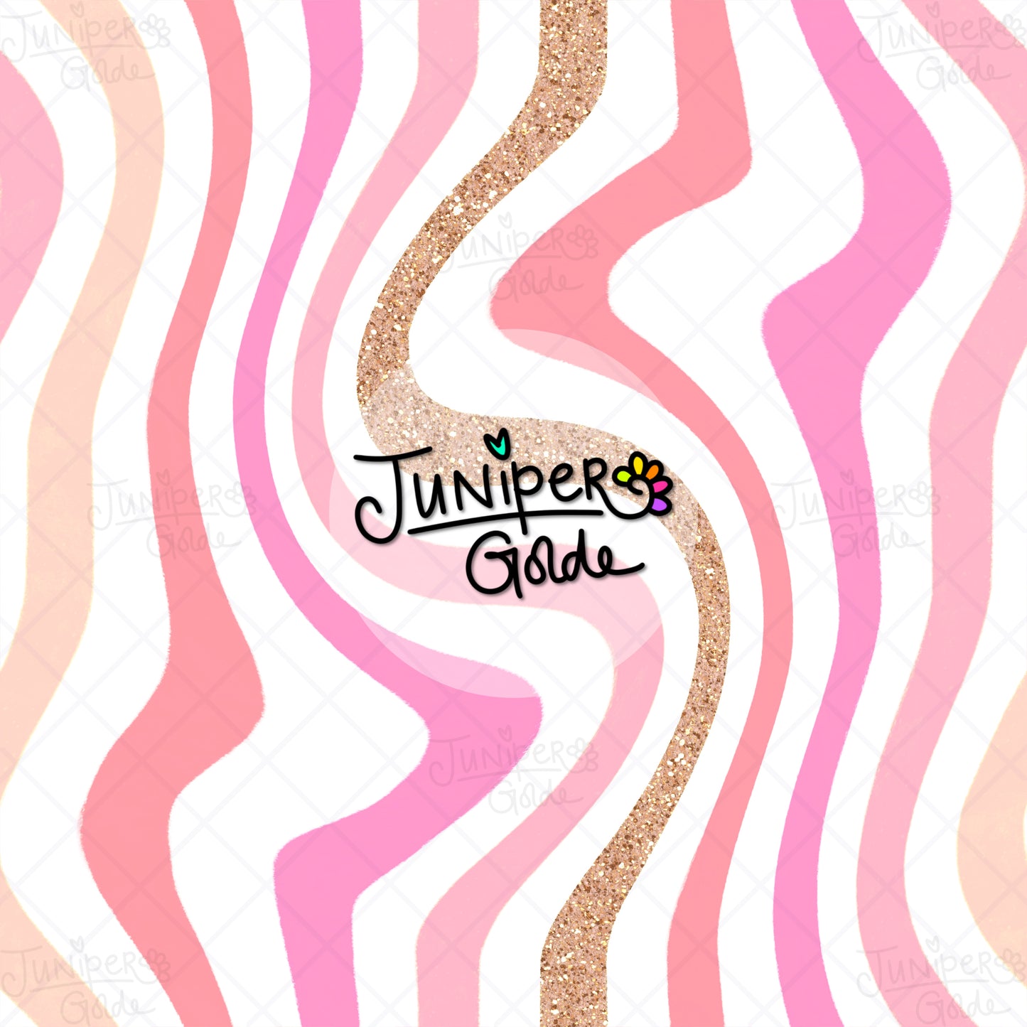Seamless Pattern | Pink Candy Floss Stripes | Digital Download