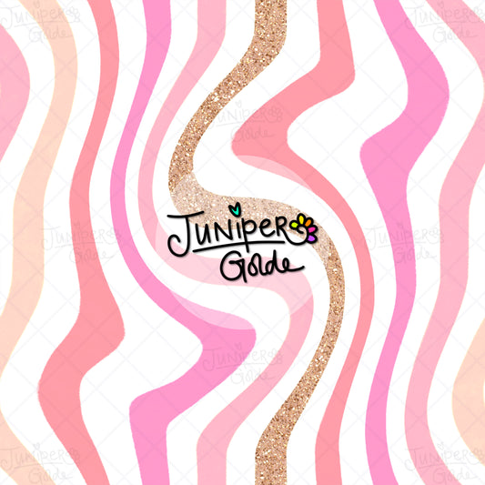 Seamless Pattern | Pink Candy Floss Stripes | Digital Download