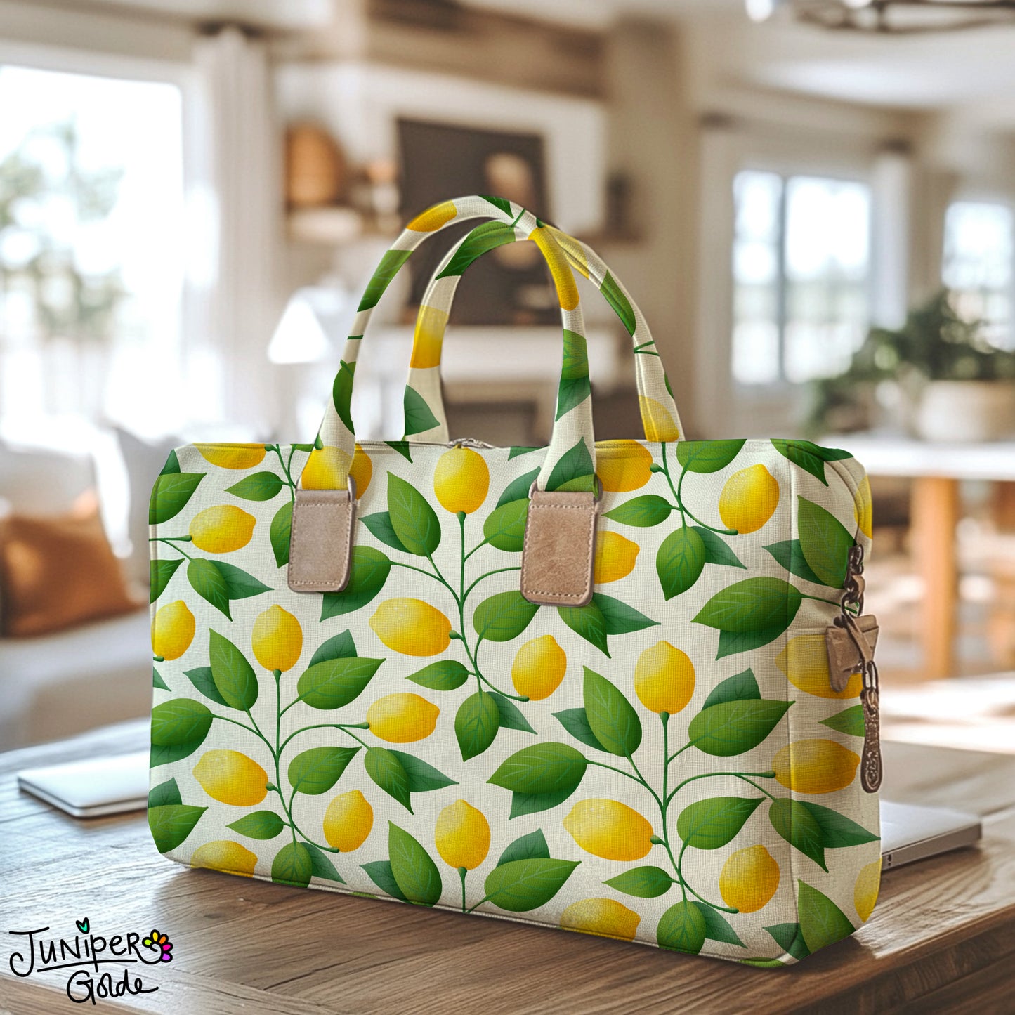 Seamless Pattern | Italian Summer Lemons | Digital Download