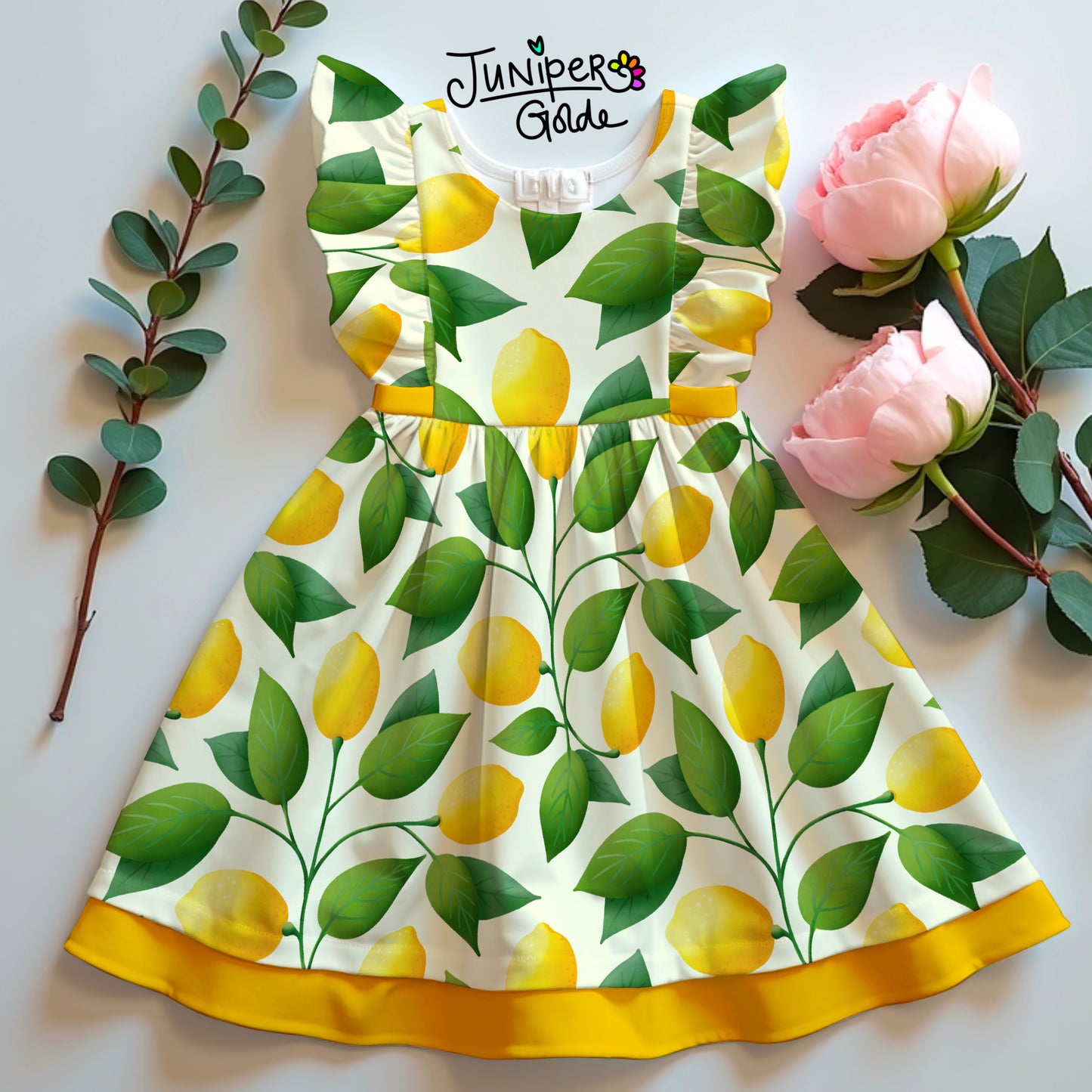 Seamless Pattern | Italian Summer Lemons | Digital Download