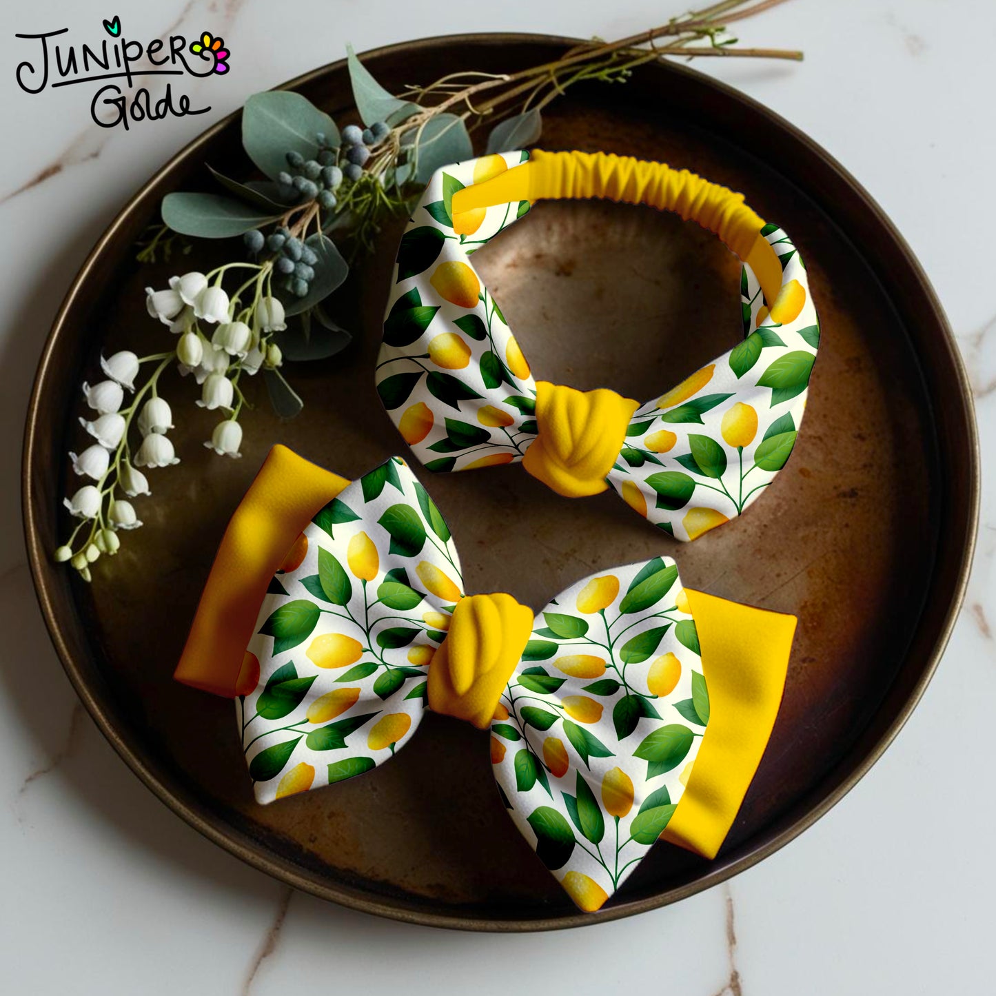 Seamless Pattern | Italian Summer Lemons | Digital Download