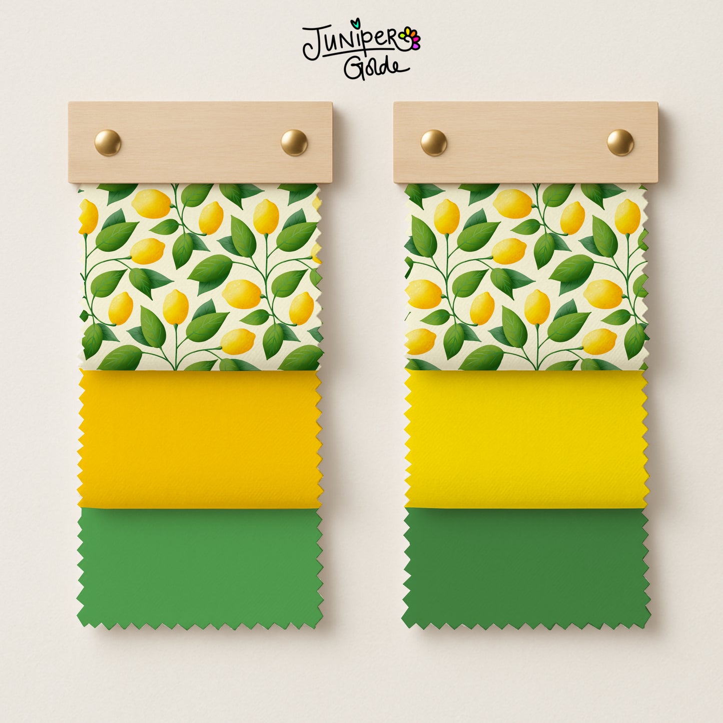 Seamless Pattern | Italian Summer Lemons | Digital Download
