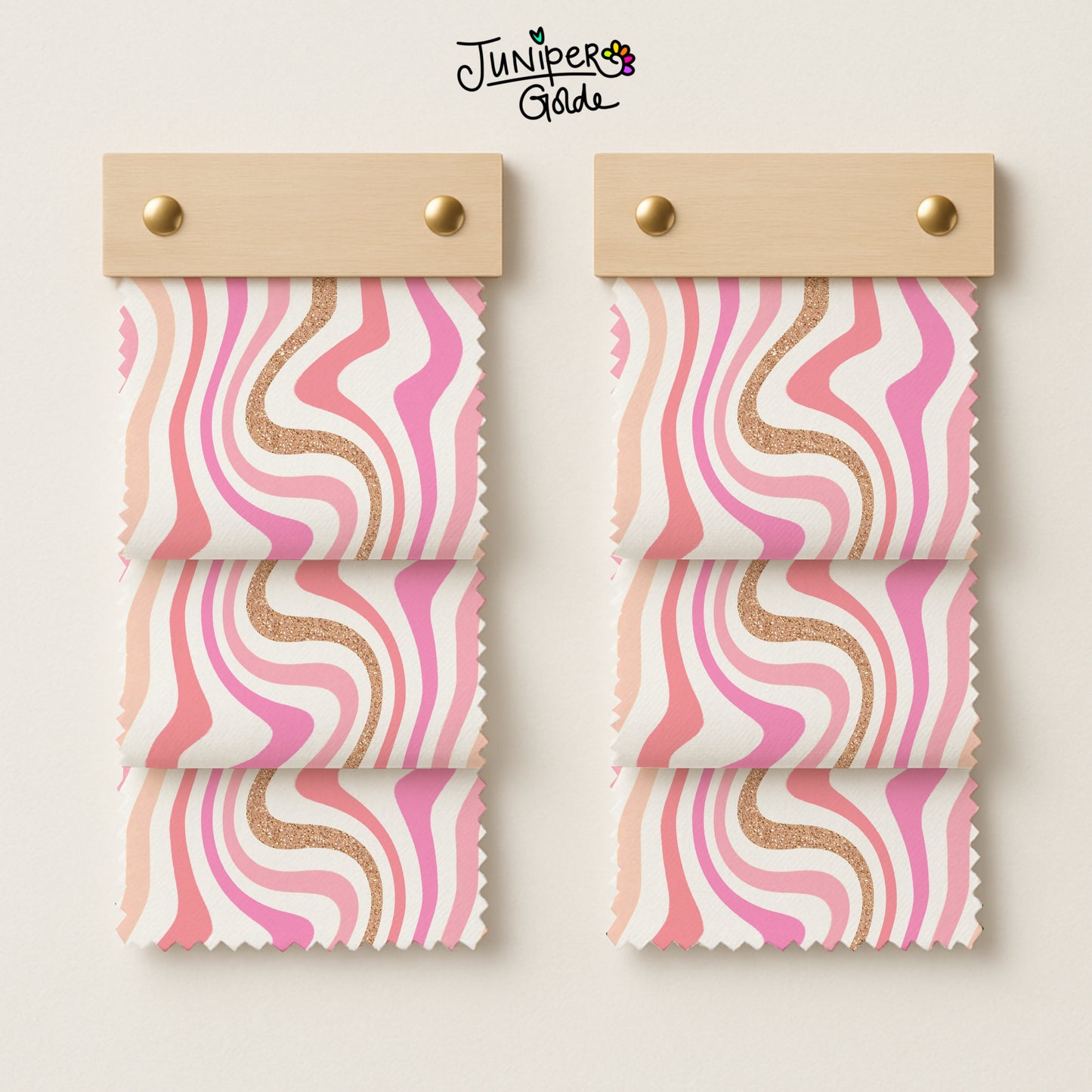 Seamless Pattern | Pink Candy Floss Stripes | Digital Download